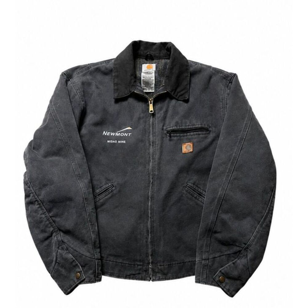 Vintage Carhartt J97 PTL Detroit Faded Blue Jacket Size XL Regular